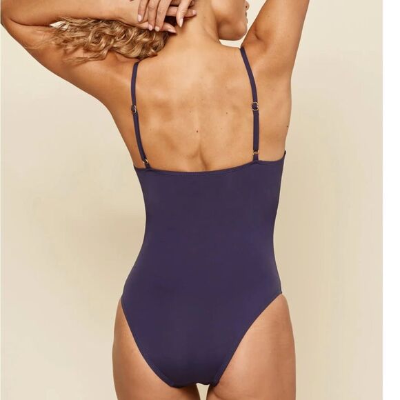 Andie The Amalfi One Piece LT Swimsuit Navy plus size XXXL Tall NWT - Picture 2 of 8